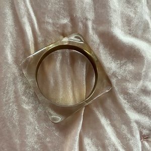 HOLIDAY SALE! PRICE DROP! Vintage 1960s Square Bangle
